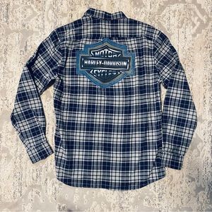Custom Harley Davidson Flannel